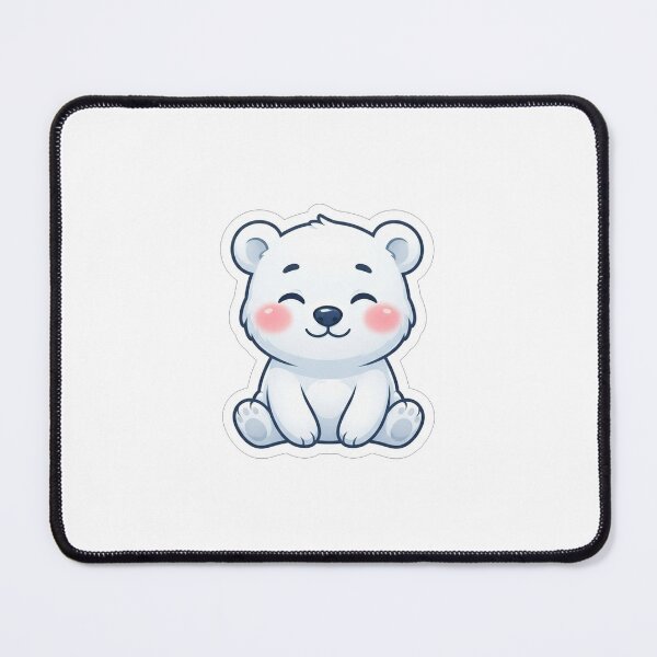 Item preview, Cute Little White Polar Bear Sitting designed and sold by Owcomm.