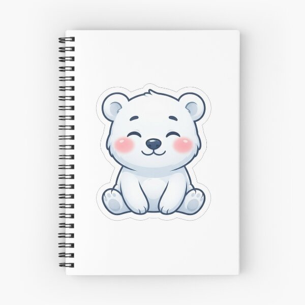 Item preview, Cute Little White Polar Bear Sitting designed and sold by Owcomm.