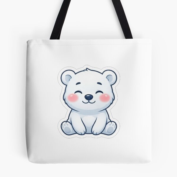 Item preview, Cute Little White Polar Bear Sitting designed and sold by Owcomm.