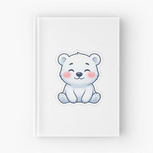 Item preview, Cute Little White Polar Bear Sitting designed and sold by Owcomm.