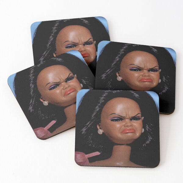 Item preview, Disgusted Black Barbie Face Meme designed and sold by integer13.