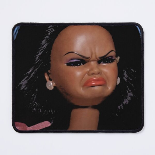 Item preview, Disgusted Black Barbie Face Meme designed and sold by integer13.