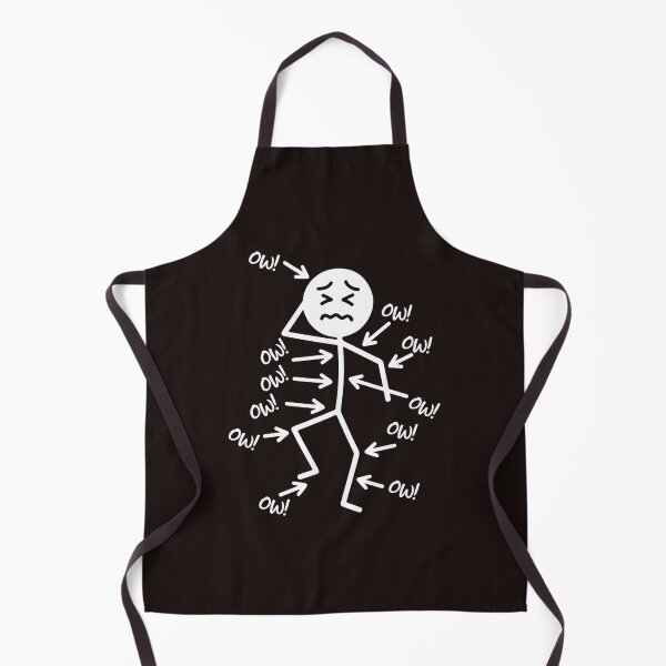 Item preview, Funny Chronic Pain Awareness Stick Figure Body Pain Humor Design designed and sold by mari-kayden.