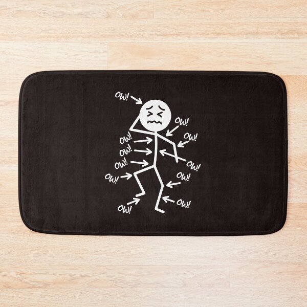 Item preview, Funny Chronic Pain Awareness Stick Figure Body Pain Humor Design designed and sold by mari-kayden.