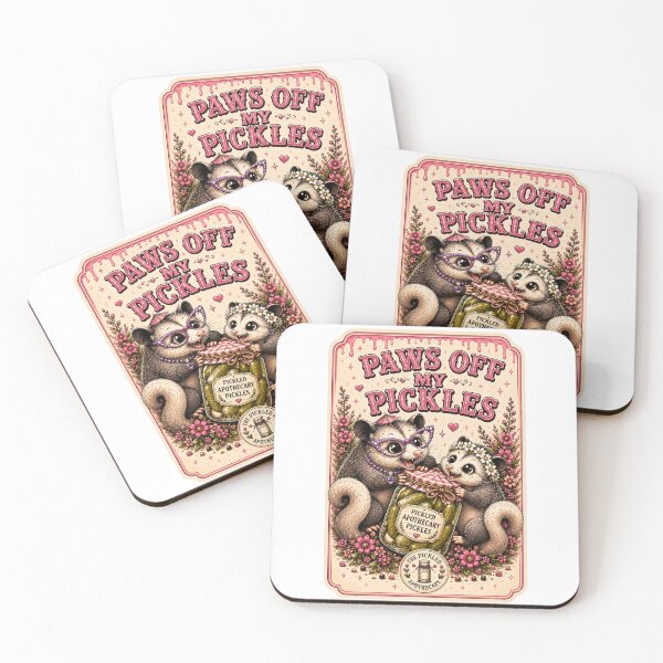 Item preview, Paws Off My Pickles | Emotional Support Pickles Funny Pickle Sticker designed and sold by Imagine Ink Design Studio.