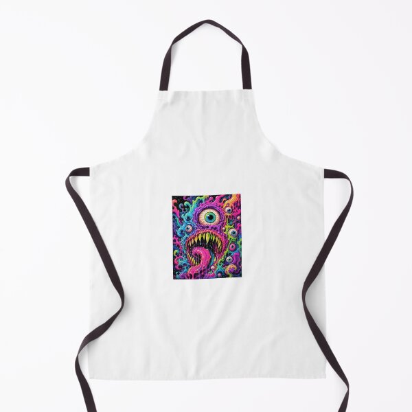 Item preview, Psychedelic Trippy Neon Multi Eyed Monster Art designed and sold by Arts Design 15.