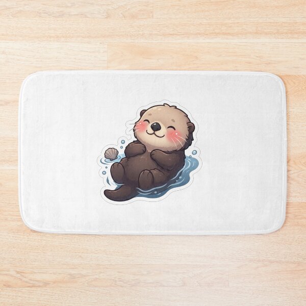 Item preview, Cute Baby Sea Otter Holding Shell designed and sold by Owcomm.
