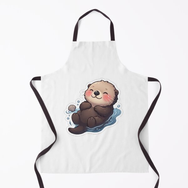 Item preview, Cute Baby Sea Otter Holding Shell designed and sold by Owcomm.