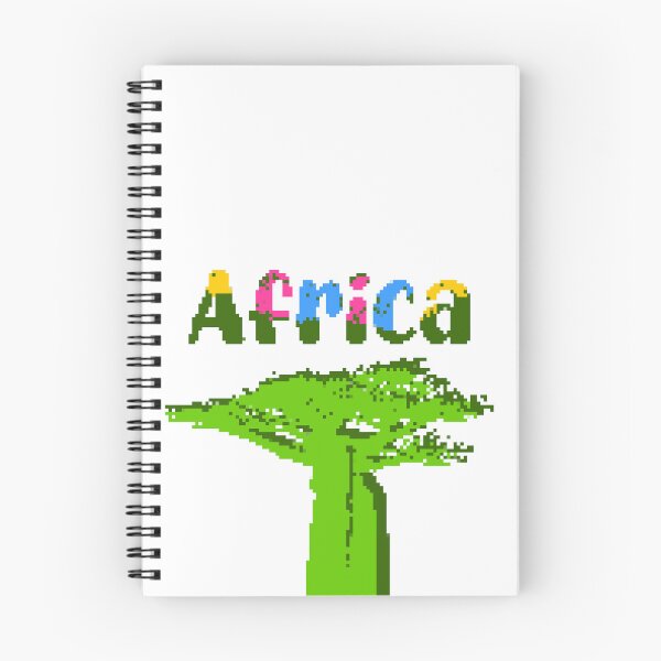 Item preview, The baobab tree in Africa in pixels designed and sold by ANVivid.