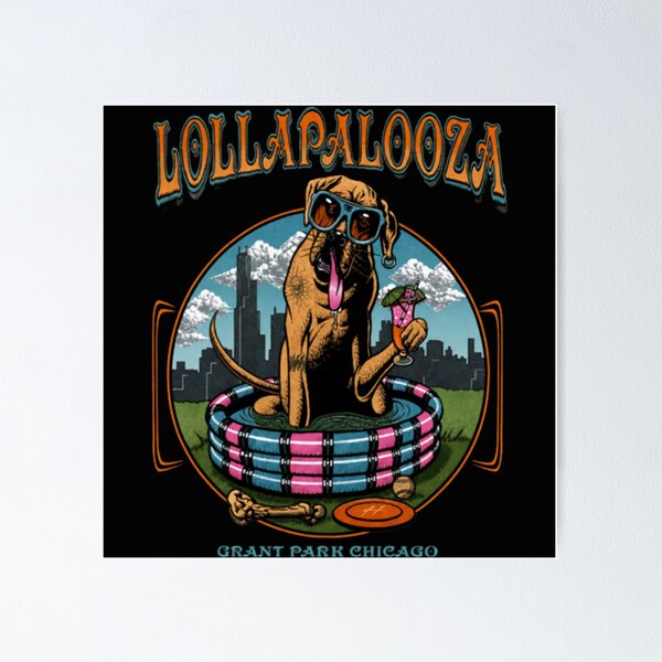 Item preview, Lollapalooza 2026 Chicago Festival Vibes, Live Loud Summer 2026 designed and sold by ChaosColorCo.