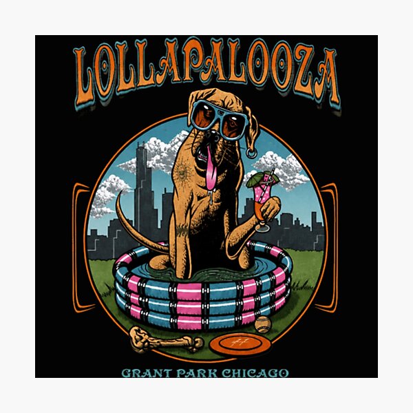 Item preview, Lollapalooza 2026 Chicago Festival Vibes, Live Loud Summer 2026 designed and sold by ChaosColorCo.