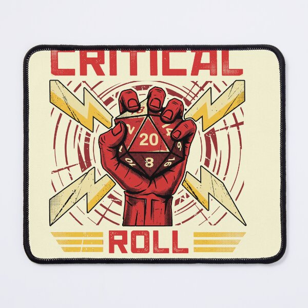 Item preview, Critical Roll Dice Retro Propaganda Tabletop Gamer Art designed and sold by AdyKurniawan.