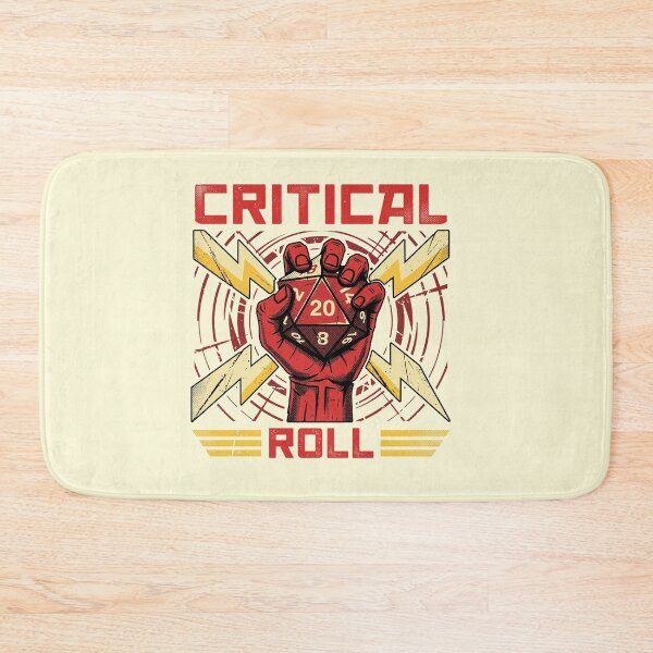 Item preview, Critical Roll Dice Retro Propaganda Tabletop Gamer Art designed and sold by AdyKurniawan.