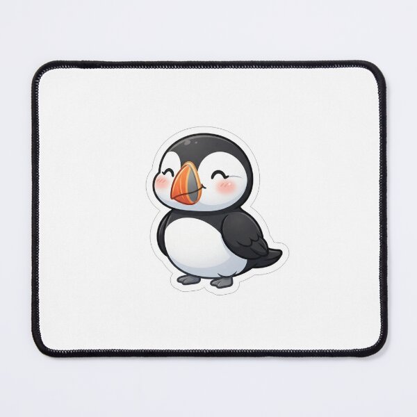 Item preview, Cute Little Puffin Bird Character Illustration designed and sold by Owcomm.