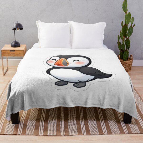 Item preview, Cute Little Puffin Bird Character Illustration designed and sold by Owcomm.