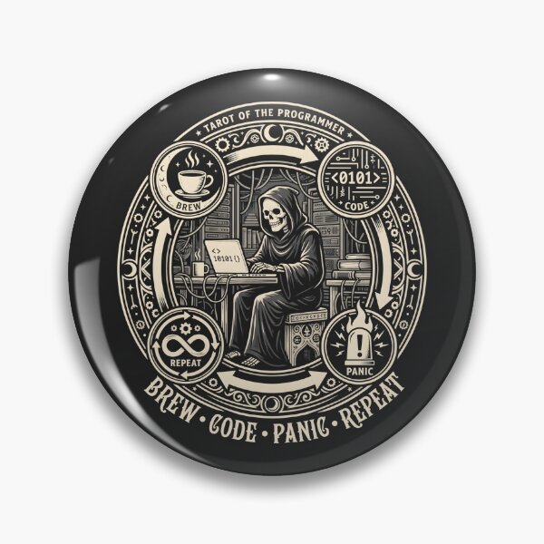 Item preview, Tarot Of The Programmer Dark Academia Software Developer Merch designed and sold by SplashTastic.