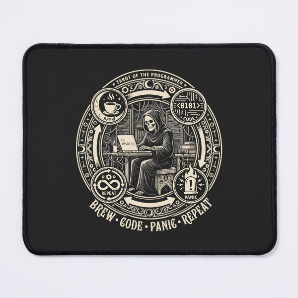 Item preview, Tarot Of The Programmer Dark Academia Software Developer Merch designed and sold by SplashTastic.