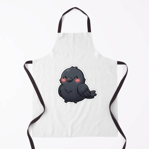 Item preview, Cute Chubby Black Crow Chibi Bird designed and sold by Owcomm.