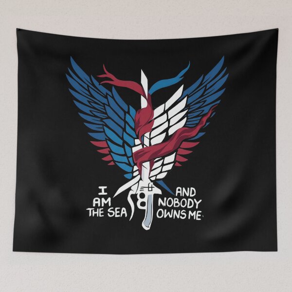 Item preview, I Am the Sea Emblem designed and sold by PRINTATSTUDIO.
