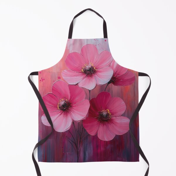 Aperçu de l'œuvre Peinture florale abstraite rose créée et vendue par 247GiftsbyTina.