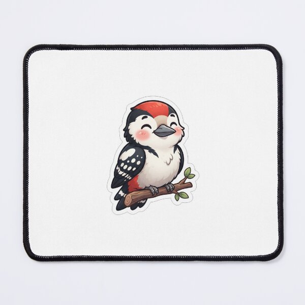 Item preview, Cute Little Woodpecker Bird On Branch designed and sold by Owcomm.