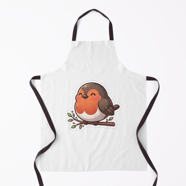 Item preview, Cute Chonk Robin Bird Holding Branch designed and sold by Owcomm.
