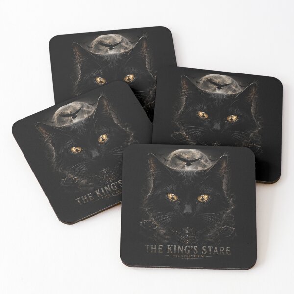 Item preview, Black Cat Gothic Moon Illustration designed and sold by Amr Siam.