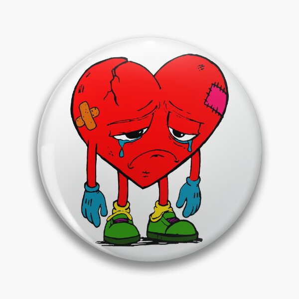 Item preview, Broken Heart; Cartoon; designed and sold by StickerApe.