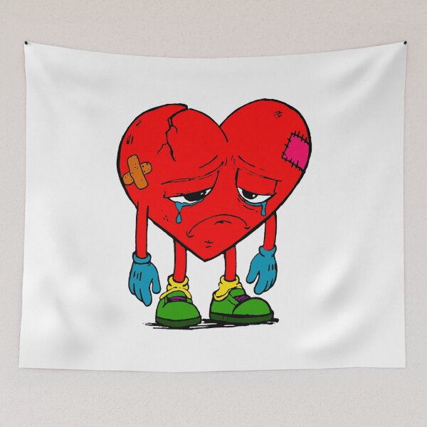 Item preview, Broken Heart; Cartoon; designed and sold by StickerApe.