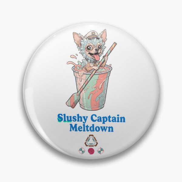 Item preview, Slushy Captain Meltdown Cute Funny Dog Ice Cream Summer designed and sold by Whimsy Trail Co.
