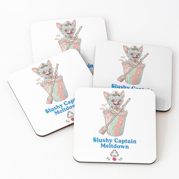 Item preview, Slushy Captain Meltdown Cute Funny Dog Ice Cream Summer designed and sold by Whimsy Trail Co.