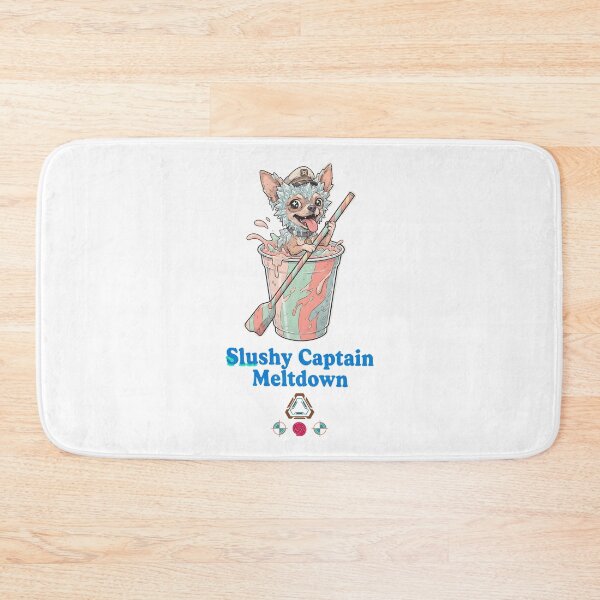 Item preview, Slushy Captain Meltdown Cute Funny Dog Ice Cream Summer designed and sold by Whimsy Trail Co.
