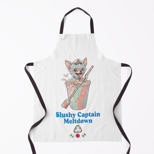 Item preview, Slushy Captain Meltdown Cute Funny Dog Ice Cream Summer designed and sold by Whimsy Trail Co.