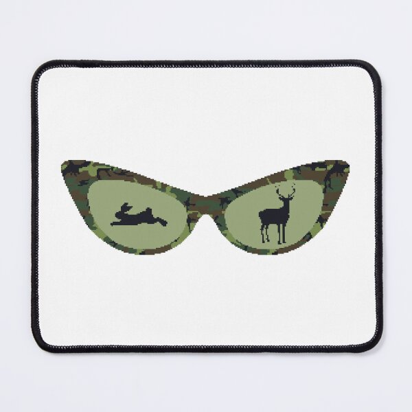 Item preview, Pixelated camouflage hunter glasses designed and sold by ANVivid.