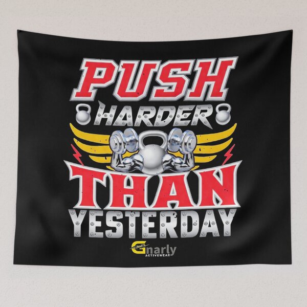 Item preview, Push Harder: Than Yesterday  designed and sold by Gnarly360.