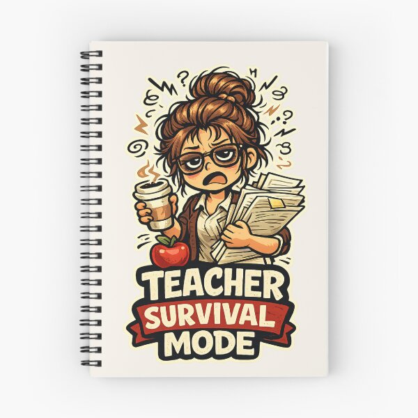 Item preview, Teacher Survival Mode Funny Tired Teacher Coffee – Teacher Appreciation Gift designed and sold by SanaCreation13.
