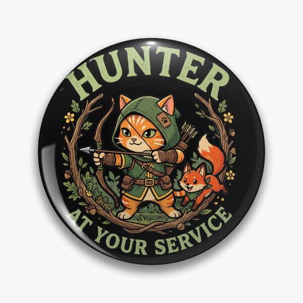 Item preview, Cute Cat Hunter RPG Class Fantasy Animal Parody designed and sold by AdyKurniawan.