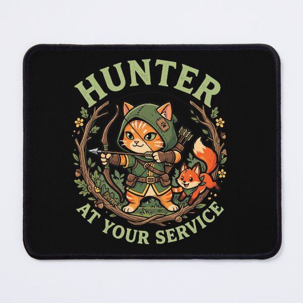 Item preview, Cute Cat Hunter RPG Class Fantasy Animal Parody designed and sold by AdyKurniawan.