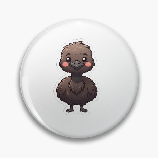 Item preview, Cute Fluffy Baby Emu Bird designed and sold by Owcomm.
