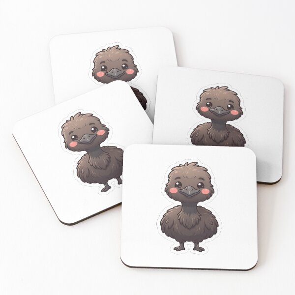 Item preview, Cute Fluffy Baby Emu Bird designed and sold by Owcomm.