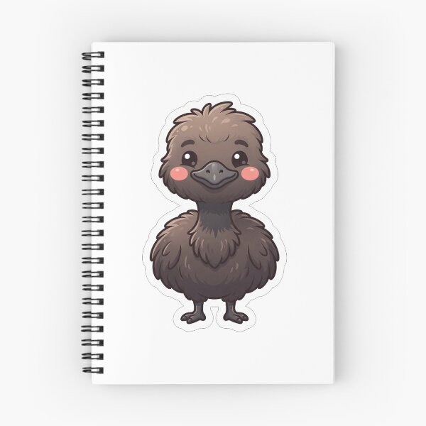 Item preview, Cute Fluffy Baby Emu Bird designed and sold by Owcomm.