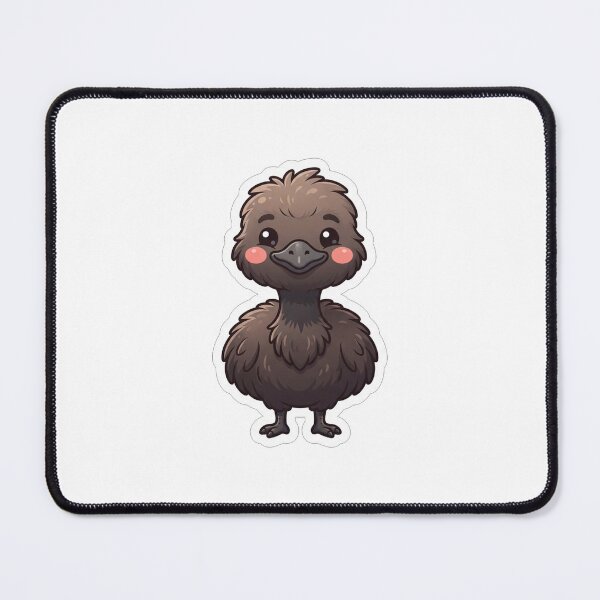 Item preview, Cute Fluffy Baby Emu Bird designed and sold by Owcomm.