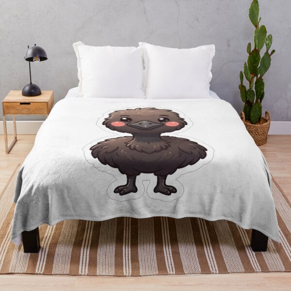 Item preview, Cute Fluffy Baby Emu Bird designed and sold by Owcomm.