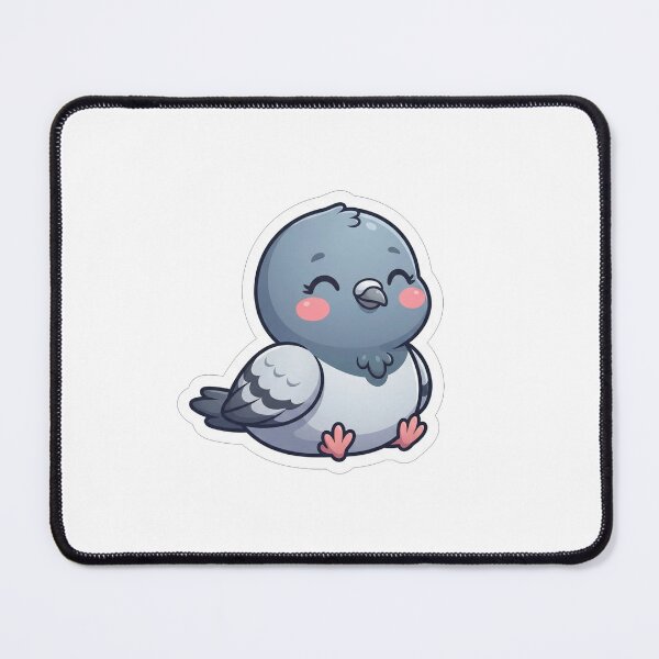 Item preview, Cute Little Pigeon Chilling Out Kawaii Bird designed and sold by Owcomm.