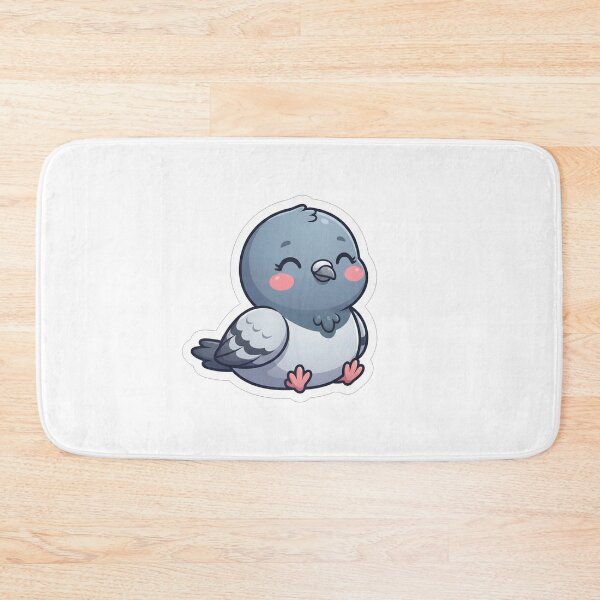 Item preview, Cute Little Pigeon Chilling Out Kawaii Bird designed and sold by Owcomm.