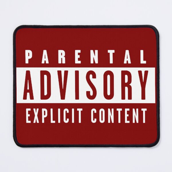 Item preview, Parental Advisory white designed and sold by Happie Kids.