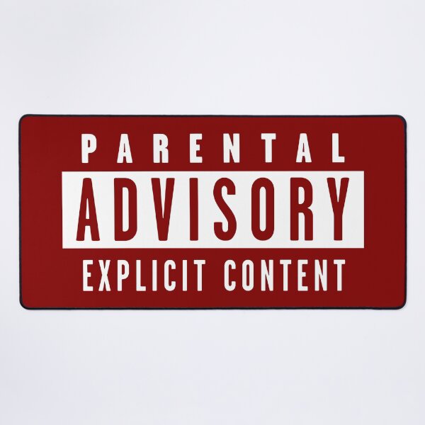 Item preview, Parental Advisory white designed and sold by Happie Kids.