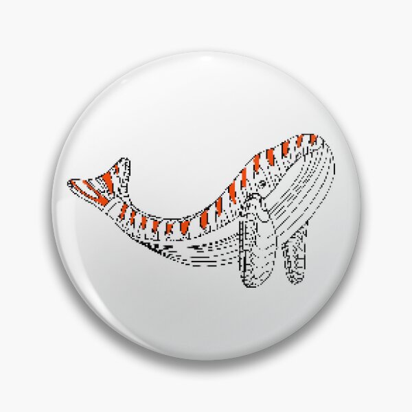 Item preview, The pixel whale designed and sold by ANVivid.