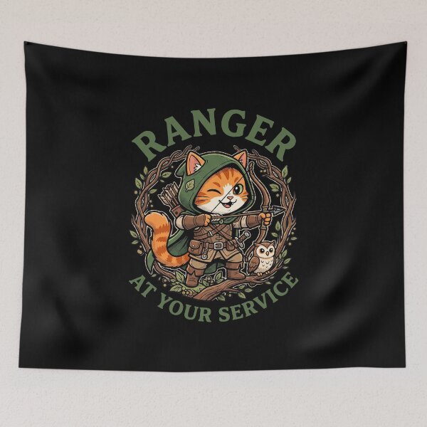 Item preview, Cute Cat Ranger RPG Class Animal Fantasy Parody designed and sold by AdyKurniawan.