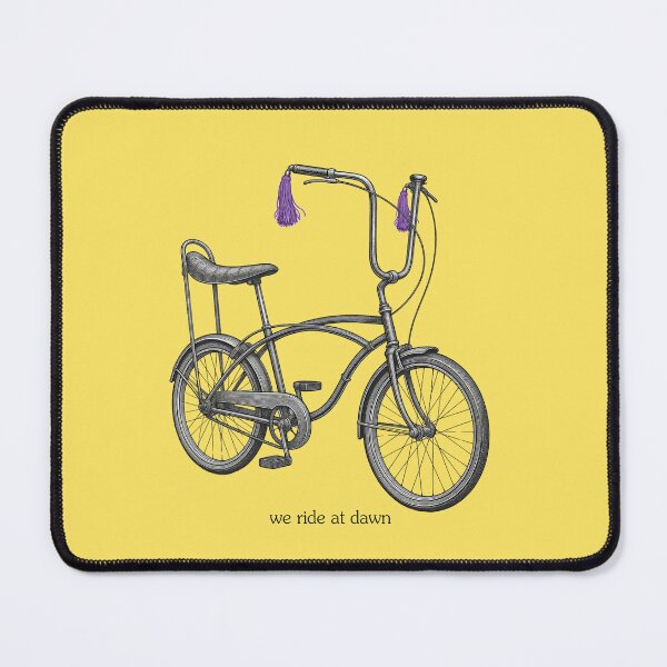 Item preview, We Ride at Dawn Purple Tassles | Dragster Bike | Banana Seat Bike | Gen X Nostalgia Shirt | 70s Childhood Retro Christmas Birthday designed and sold by The Frog.